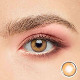 Lentes de contacto de color con prescripción de Sorayama Brown